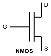 nMOS FET symbol.