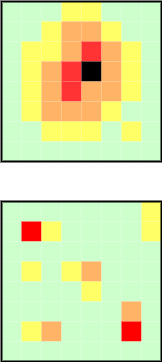 Sketch of voltage/power dissipation
				     floor plan
